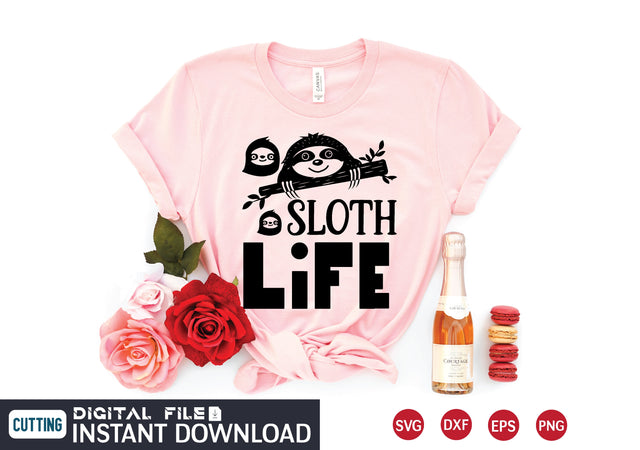 sloth life SVG designer krishna 