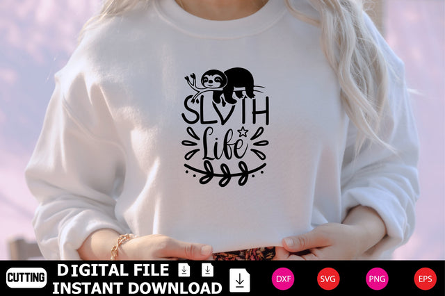 Sloth Life SVG Shahin alam 