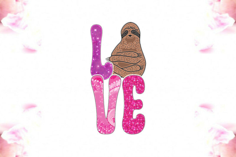 Sloth Love Valentine Sublimation Sublimation Jagonath Roy 