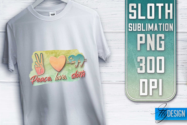 Sloth Quotes Sublimation | PNG Design | Lazy Design Sublimation Fly Design 