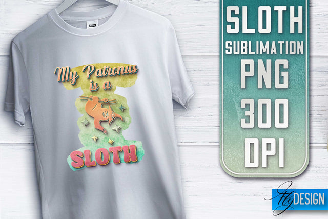 Sloth Quotes Sublimation | PNG Design | Lazy Design Sublimation Fly Design 