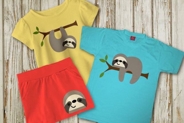 Sloth Set SVG Designed by Geeks 