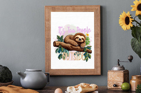 Sloth Sublimation Bundle Sublimation Regulrcrative 