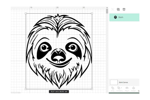 Sloth SVG | Funny Sloth Face SVG | Cute Animals Cut File SVG OrangeBrushStudio 
