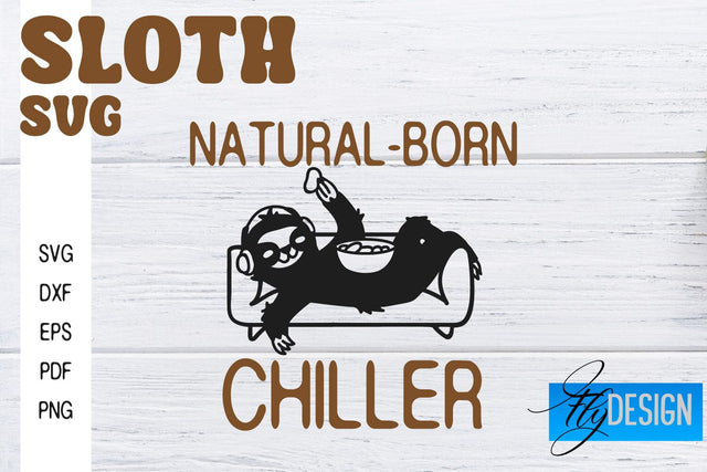 Sloth SVG | Sloth Quotes SVG Design | Funny SVG Design SVG Fly Design 