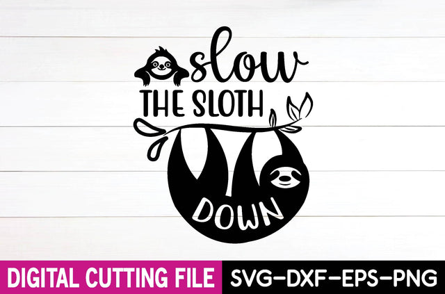 slow the sloth down SVG md faruk hossain 