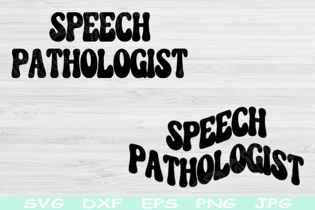 SLP Svg Dxf Png Eps Cut File, Speech Pathologist Svg, Speech Therapist Svg Files For Cricut, Speech Pathology Svg Silhouette Digital Designs SVG TiffsCraftyCreations 