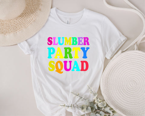 Slumber Party squad SVG, No Sleep svg, Sleepover svg, Girl Night svg, Girls party svg, girls sleepover svg, slumber party svg, svg for shirt SVG Fauz 