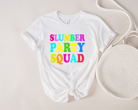 Slumber Party squad SVG, No Sleep svg, Sleepover svg, Girl Night svg, Girls party svg, girls sleepover svg, slumber party svg, svg for shirt SVG Fauz 