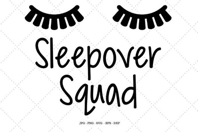 Slumber Party Svg, Tween Birthday, Sleepover Favor, Birthday Svg, Sleepover Birthday, Slumber Birthday, Girls Birthday Party SVG SVG Digital Designer 