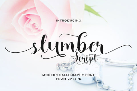 Slumber Script Font gatype 