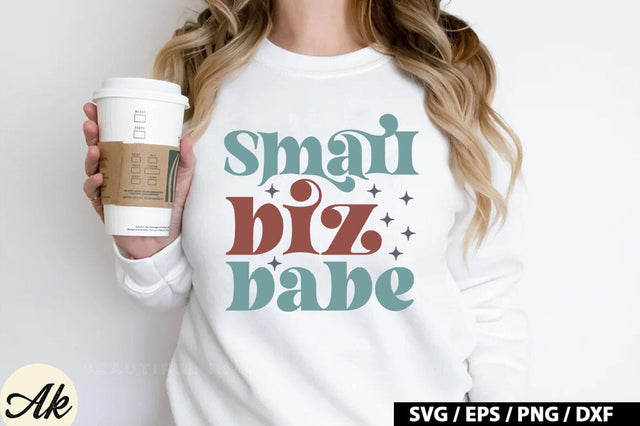 Small biz babe Retro SVG SVG akazaddesign 