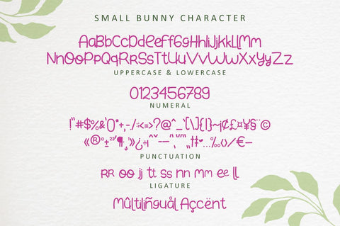 Small Bunny - Display Font Font Illushvara Design 