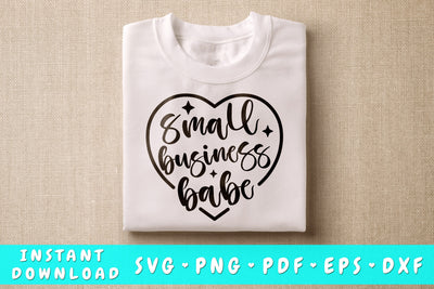 Small Business Babe SVG, Small Business Owner SVG SVG HappyDesignStudio 
