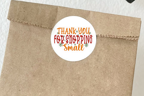 Small Business Christmas Sticker Bundle Sublimation Regulrcrative 