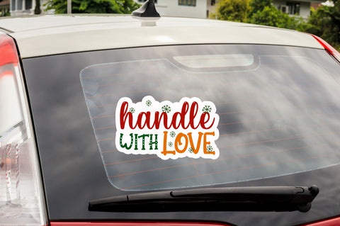 Small Business Christmas Sticker Bundle Sublimation Regulrcrative 