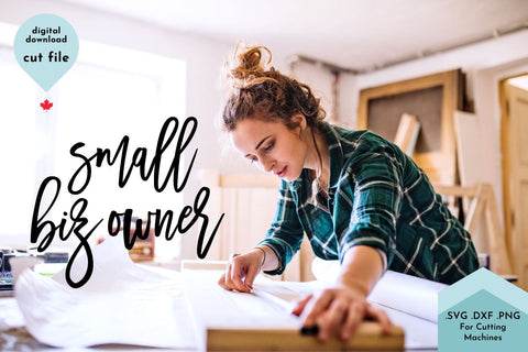 Small Business Owner SVG Cut File SVG Lettershapes 