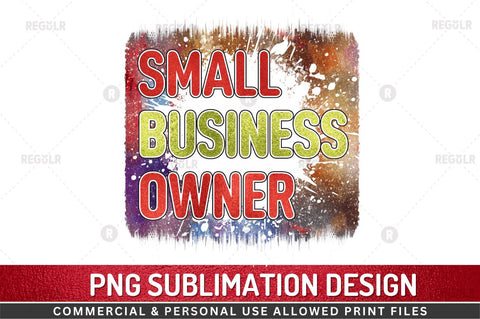 Small business owner SVG Sublimation Regulrcrative 