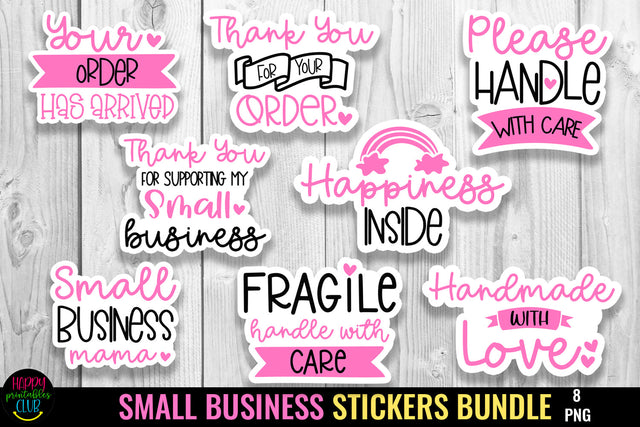 Small Business Packaging Stickers I Mail Packaging Stickers Sublimation Happy Printables Club 