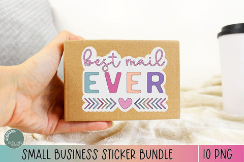 Small Business Sticker Bundle-Packaging Sticker PNG Bundle Sublimation Linden Valley Designs 