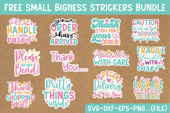 Small business sticker bundle SVG md faruk hossain 