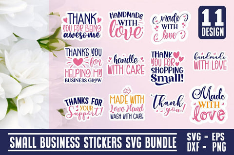 Small Business Stickers Svg Bundle.Christmas Gnomes Business, Christmas Mail Stickers, SVG Designangry 