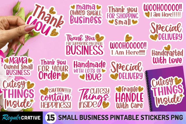 Small Business Sublimation Stickers Bundle Sublimation Regulrcrative 
