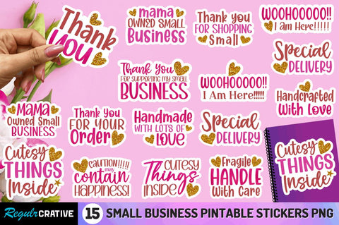 Small Business Sublimation Stickers Bundle Sublimation Regulrcrative 