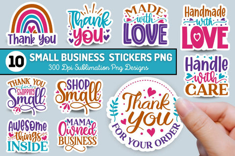 Small Business Sublimation Stickers Bundle Sublimation Regulrcrative 