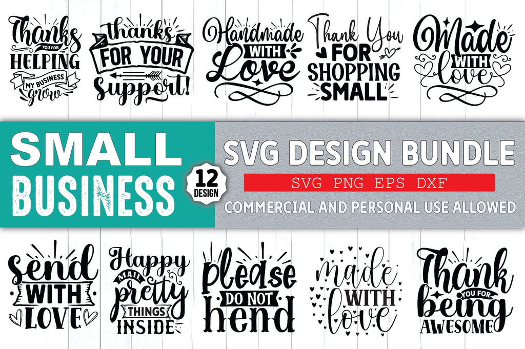 Small Business SVG Bundle - So Fontsy