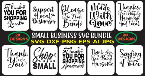 Small Business SVG Bundle SVG Syaman 