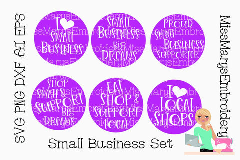 Small Business SVG | Shop Small SVG | Shop Local SVG SVG MissMarysEmbroidery 