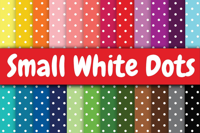Small Polka Dots Digital Paper Sublimation Old Market 