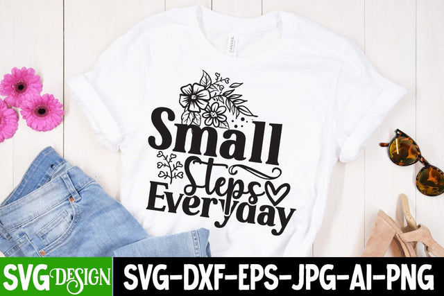 Small Step Everyday SVG Cut File SVG BlackCatsMedia 