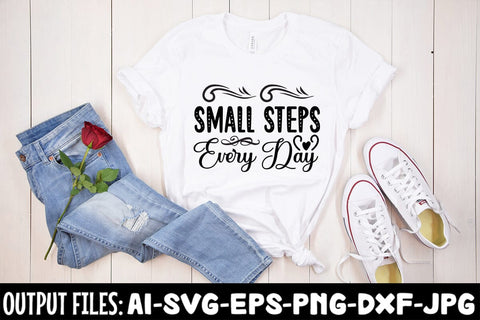 Small Steps Every Day SVG Design SVG Rafiqul20606 