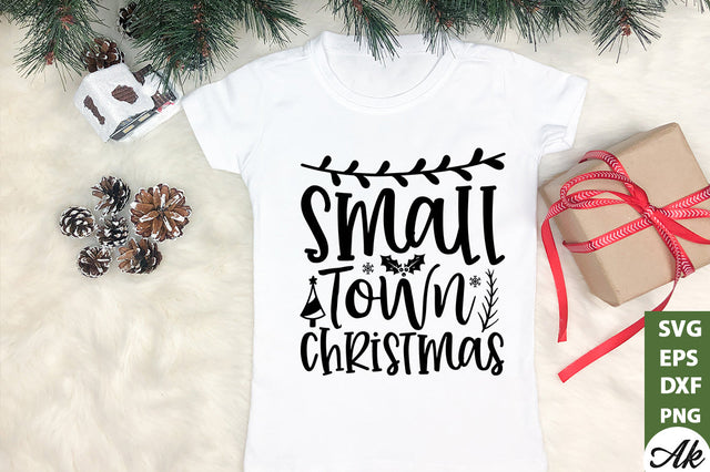 Small town Christmas SVG, SVG akazaddesign 