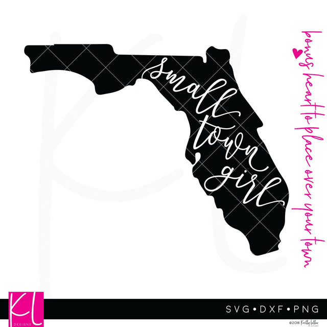 Small Town Girl Florida SVG Kelly Lollar Designs 