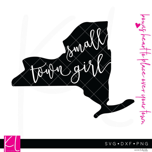 Small Town Girl New York SVG Kelly Lollar Designs 