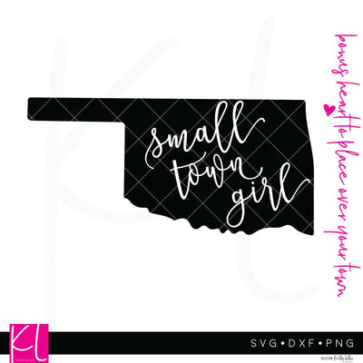 Small Town Girl Oklahoma SVG Kelly Lollar Designs 