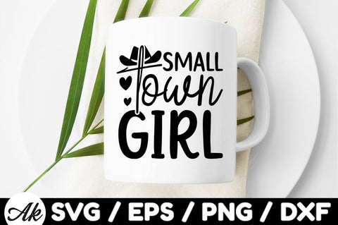 Small town girl svg SVG akazaddesign 