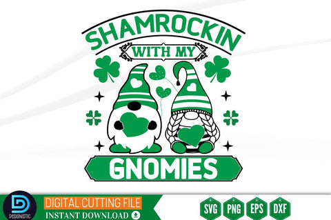 Smamrockin with my gnomies SVG SVG DESIGNISTIC 