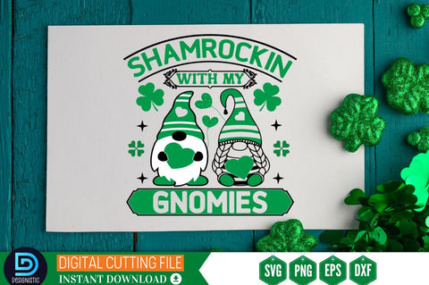 Smamrockin with my gnomies SVG SVG DESIGNISTIC 
