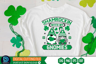 Smamrockin with my gnomies SVG SVG DESIGNISTIC 