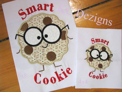 Smart Cookie Boy Embroidery/Applique DESIGNS KC Dezigns 