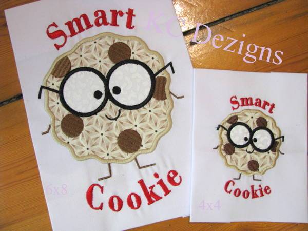 Smart Cookie Boy Embroidery/Applique DESIGNS KC Dezigns 
