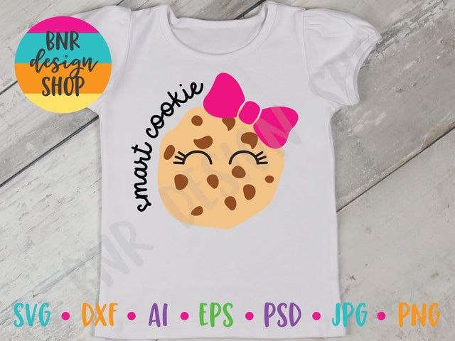 Smart Cookie SVG File, School SVG, Back to School SVG, First Day of School SVG, SVG Cut File for Cricut Cutting Machines and Vinyl Crafting SVG BNRDesignShop 