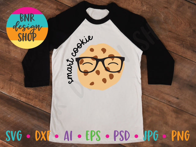 Smart Cookie SVG File, School SVG, Back to School SVG, First Day of School SVG, SVG Cut File for Cricut Cutting Machines and Vinyl Crafting SVG BNRDesignShop 