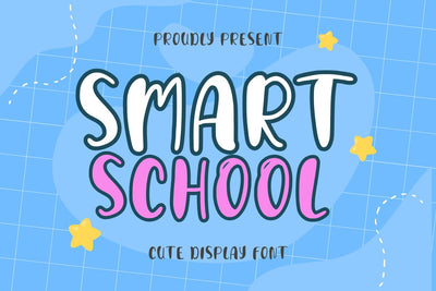 Smart School - Cute Handwritten Font Font Masyafi Studio 
