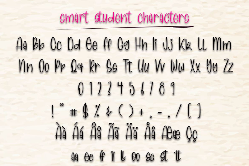 Smart Student - So Fontsy