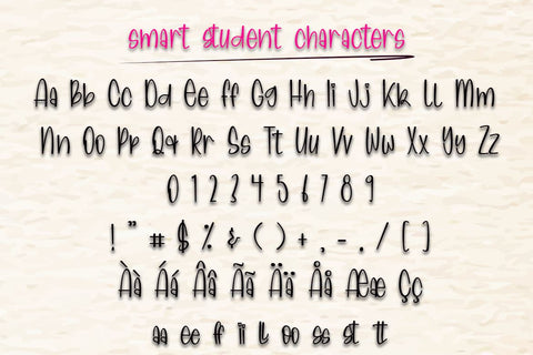 Smart Student Font Supersemar Letter 
